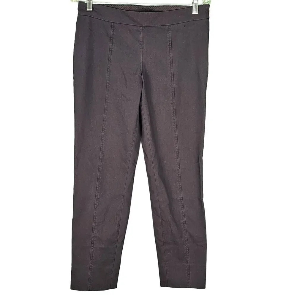 Tory Burch Womens Navy Blue Crop Pants 4